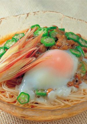 ぶっかけ納豆素麺-レシピのメイン写真