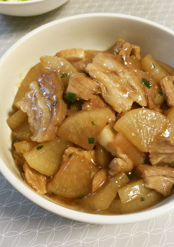 大根と豚ばらの甘辛炒め煮-レシピのメイン写真