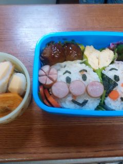 アンパンマンとこむすびまんお弁当☆-レシピのメイン写真