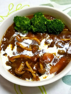 カレー煮込みハンバーグ-レシピのメイン写真