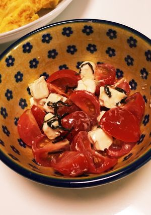 ミニトマトとクリームチーズの塩昆布和え-レシピのメイン写真