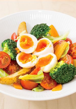 温野菜のエッグソースサラダ-レシピのメイン写真