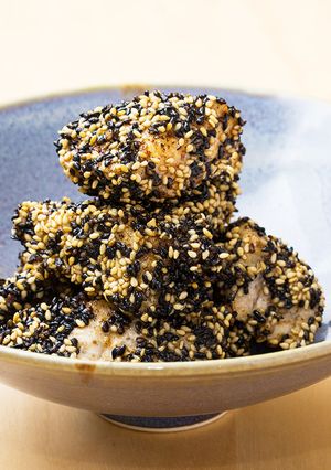メカジキの二色胡麻揚げ-レシピのメイン写真