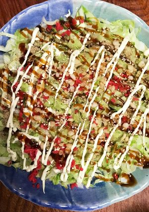 焼かない♪お好み焼き風サラダ-レシピのメイン写真