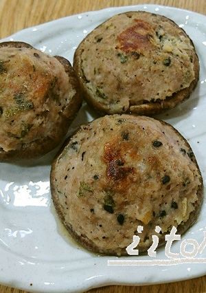 時短♪低糖質♪離乳食OK♪しいたけ肉詰め-レシピのメイン写真
