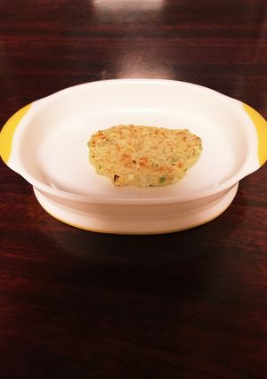 ❁離乳食中期♡豆腐といんげんのおやき❁-レシピのメイン写真