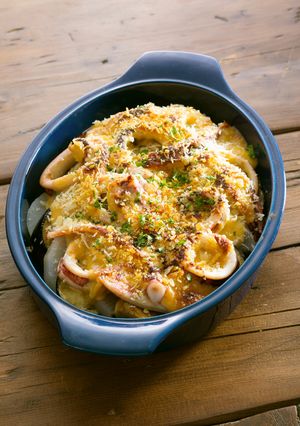 イカと野菜の重ね焼き-レシピのメイン写真