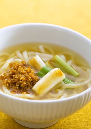 ネギと生姜佃煮のトロミうどん-レシピのメイン写真