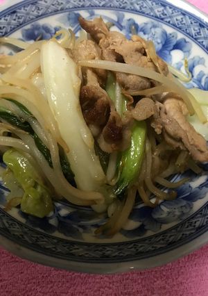 焼きそば風豚バラ肉の野菜炒め-レシピのメイン写真