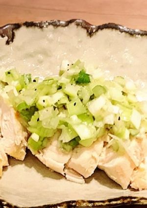 鶏胸肉の塩ネギダレかけ！-レシピのメイン写真