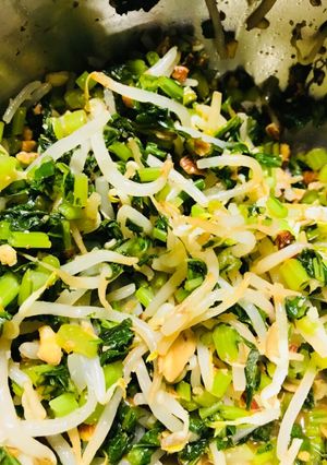 大根菜 カブ菜 ナッツサラダ さっぱり-レシピのメイン写真