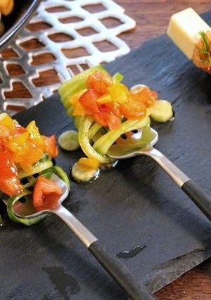 パーティーに　パスタ風ピンチョス-レシピのメイン写真
