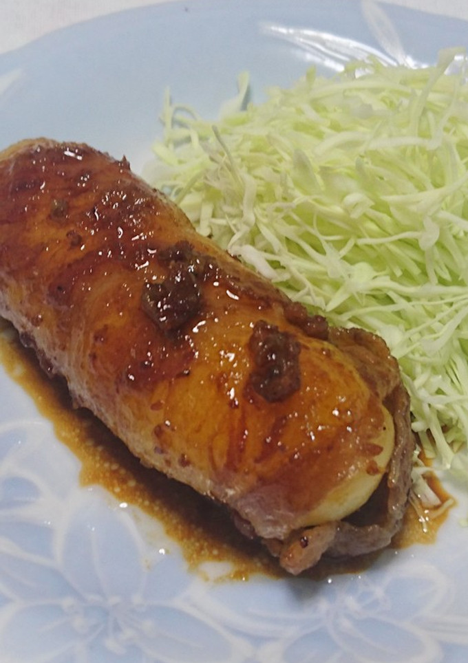 豚肉とじゃがもちの照り焼き-レシピのメイン写真
