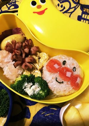 キャラ弁 アンパンマン おにぎり-レシピのメイン写真