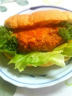 トマト煮込みハンバーグ✿クロワッサン-レシピのメイン写真