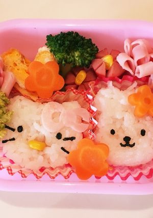 キャラ弁 キティーちゃん-レシピのメイン写真