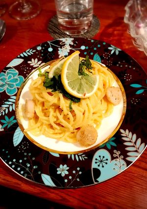 ボッタルガとウニのクリームソースパスタ-レシピのメイン写真