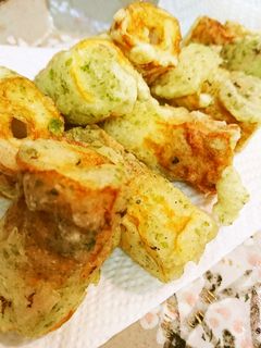 紅ショウガのちくわの磯辺揚げ-レシピのメイン写真