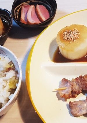 豚ブロックの串焼き ガーリック&ペッパー-レシピのメイン写真