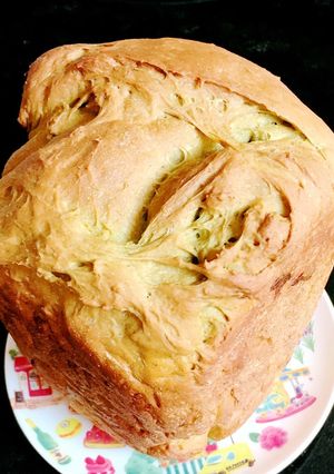 HBで♪蜂蜜ほうれん草食パン-レシピのメイン写真