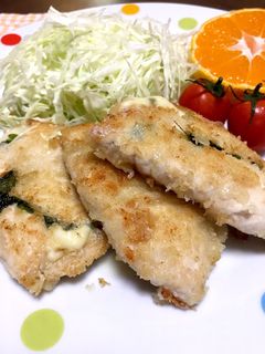 チーズと大葉のささみフライ お弁当にも!-レシピのメイン写真