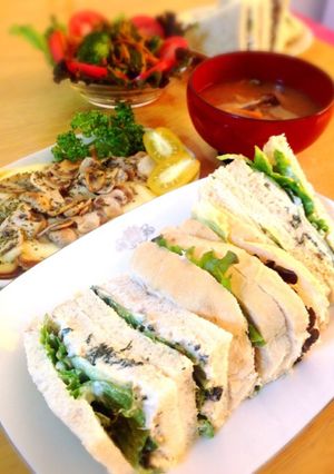 桜海老食パンでマグロフレークのツナサンド-レシピのメイン写真