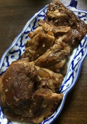 簡単豚バラ軟骨のコーラ煮-レシピのメイン写真