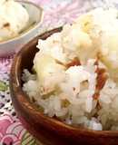 旬を味わう♡ホクホクゆり根の梅ごはん