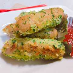 รูปของ おつまみに＊ウインナー＊パン粉焼き