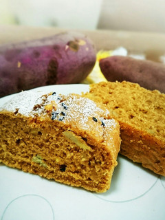 米粉で♡ さつまいも黒糖パウンドケーキ-レシピのメイン写真