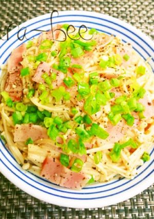 レンジで簡単♪バタぽんベーコンえのき-レシピのメイン写真