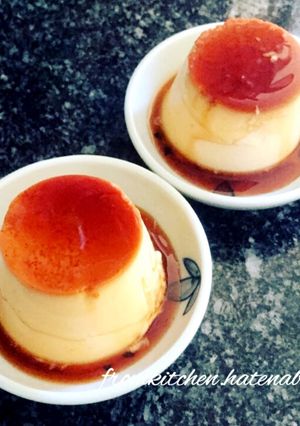 圧力鍋の蒸し器でシンプルな蒸しプリン-レシピのメイン写真