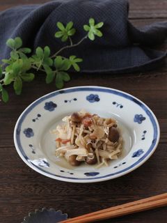 きのこと油揚げの梅煮-レシピのメイン写真