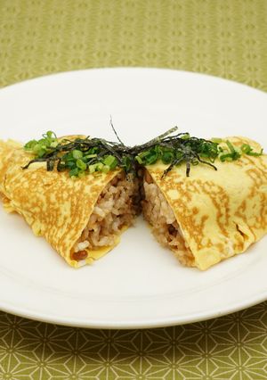 納豆オムライス-レシピのメイン写真