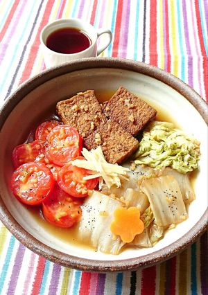 ❁トマト紅茶香る～白菜のサワー煮びたし❁-レシピのメイン写真