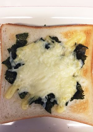 味付けのりでテリヤキ風ピザトースト-レシピのメイン写真
