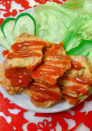 豚コマ肉＆彩り野菜の⭐チーズピカタ-レシピのメイン写真