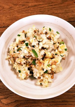 妊婦☆ランチ☆ちりめんと納豆チャーハン-レシピのメイン写真
