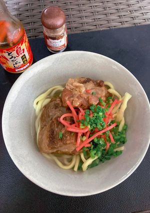 簡単沖縄そばだし✨軟骨ソーキそば✨-レシピのメイン写真