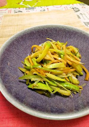 ハヤトウリとメンマの中華炒め-レシピのメイン写真