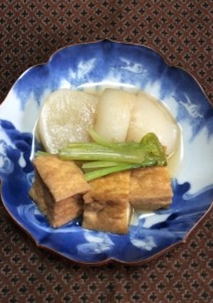 蕪と厚揚げの煮物-レシピのメイン写真