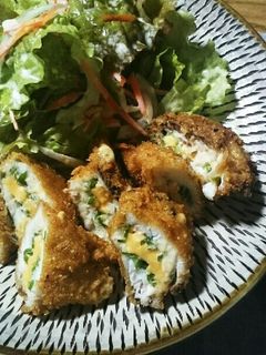タイのネギチーズ挟み カレーフライ-レシピのメイン写真