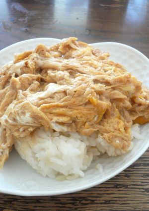 和風オムライス（汁 &具なし玉子丼）-レシピのメイン写真