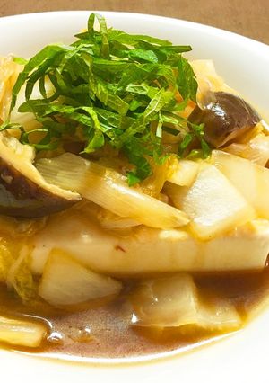 ピリ辛白菜☆あんかけ豆富-レシピのメイン写真