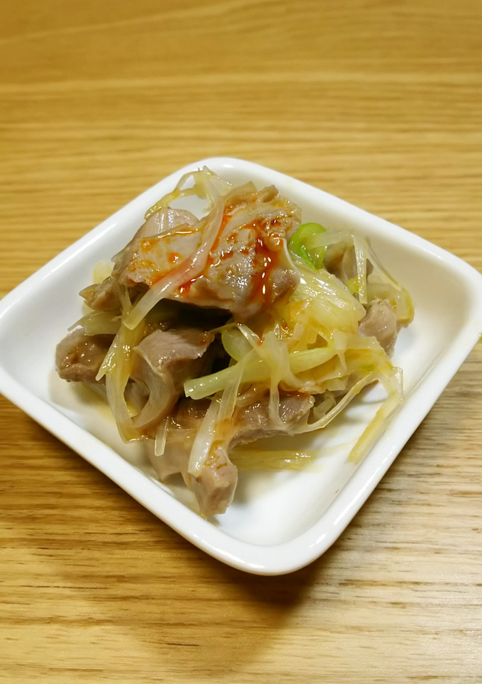 簡単☆砂肝とネギの中華和え-レシピのメイン写真