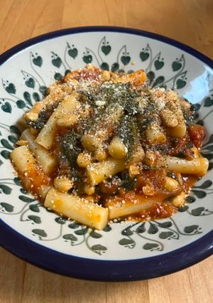 トマトとほうれん草のトッポギ-レシピのメイン写真
