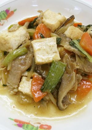 チャーシャン豆腐　★宇都宮学校給食-レシピのメイン写真
