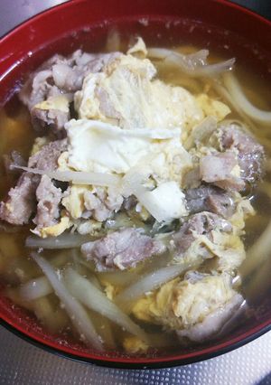 柳川風うどん-レシピのメイン写真
