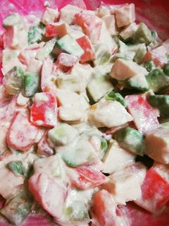 サラダチキンとアボカドの和え物-レシピのメイン写真