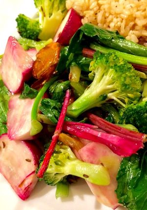 コリコリ野菜のクミンシード炒め-レシピのメイン写真